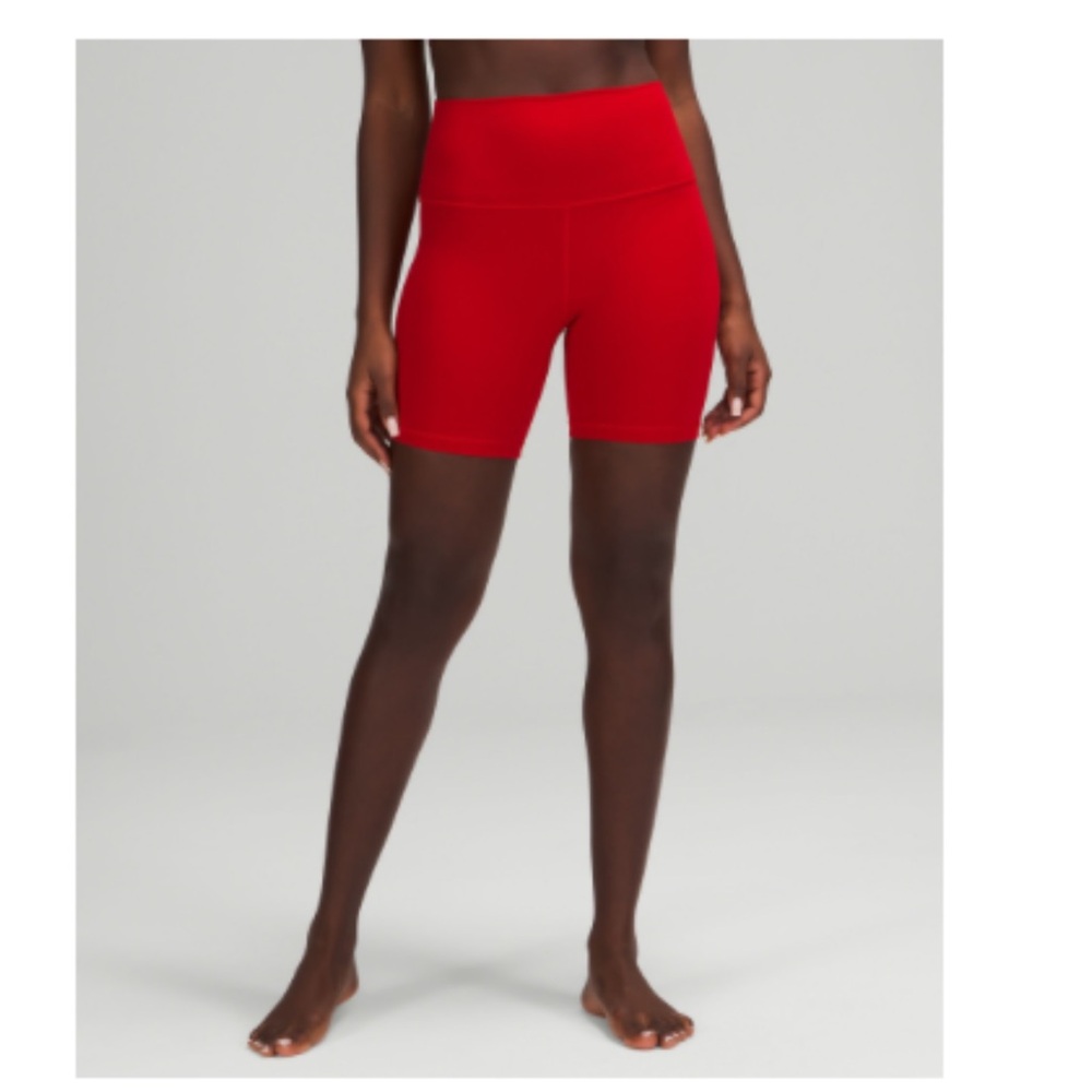 Lululemon Align High-Rise Short 6” Dark Red